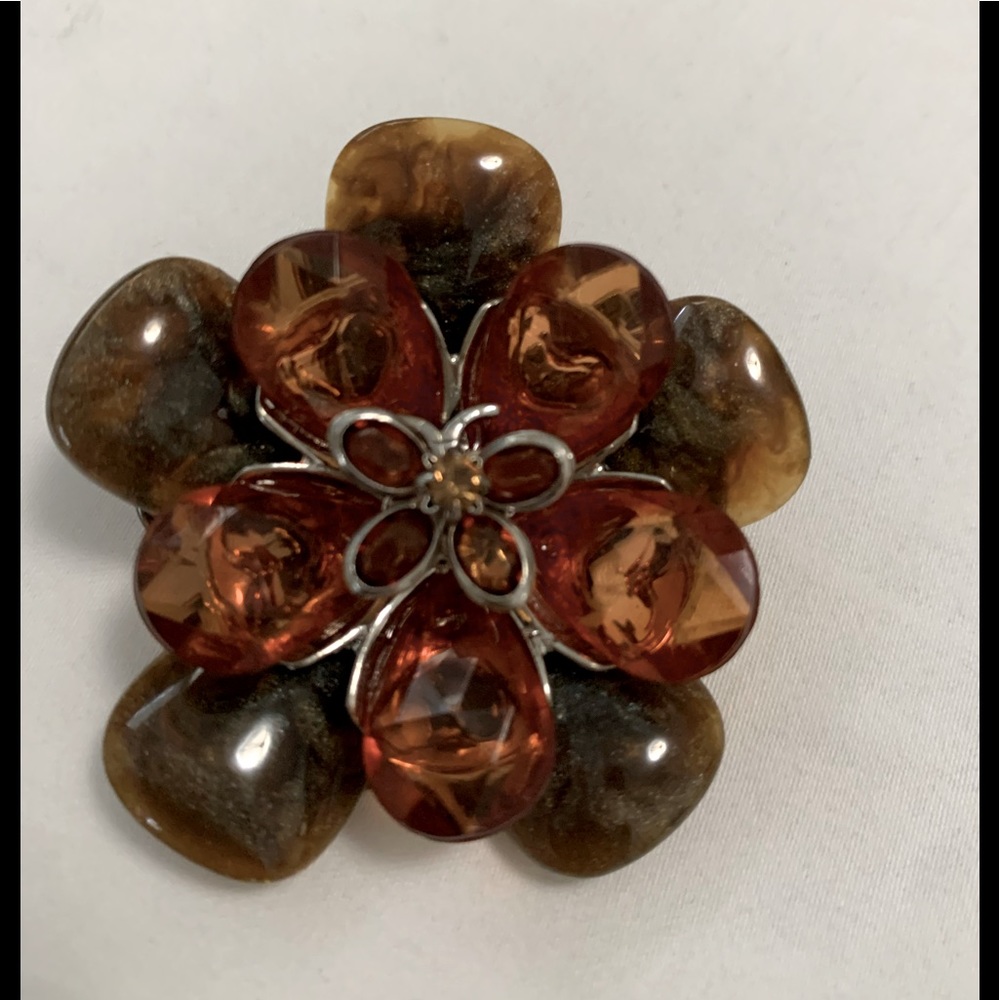 Butterfly center brooch